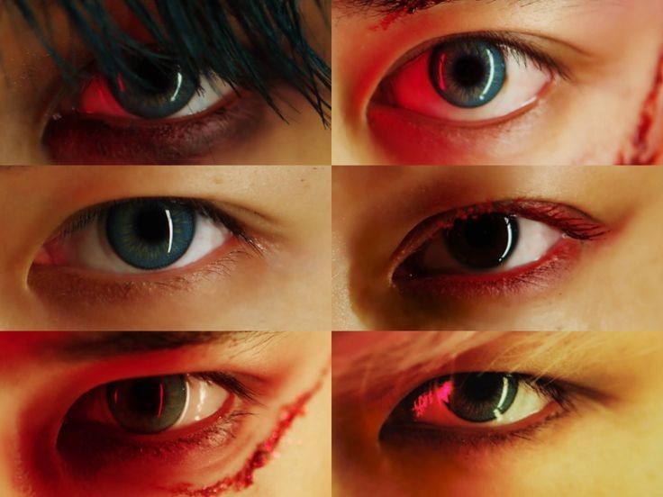 this is because they are telling us something, which bring us to the symbolization of their left eye.remember, the left eye is the mirror image, symbolizing both evil and good. applying it to the members looking at themselves in the mirror, it's not just a simple reflection.