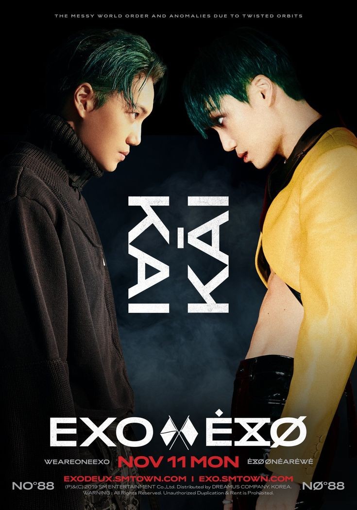 this is because of the mirror, representing reflection of your twin, or in exo's case, a soul. in overdose images, they were not looking at themselves. unlike in obsession, you can now see them facing off which explains the message of the era."let the fight begin"