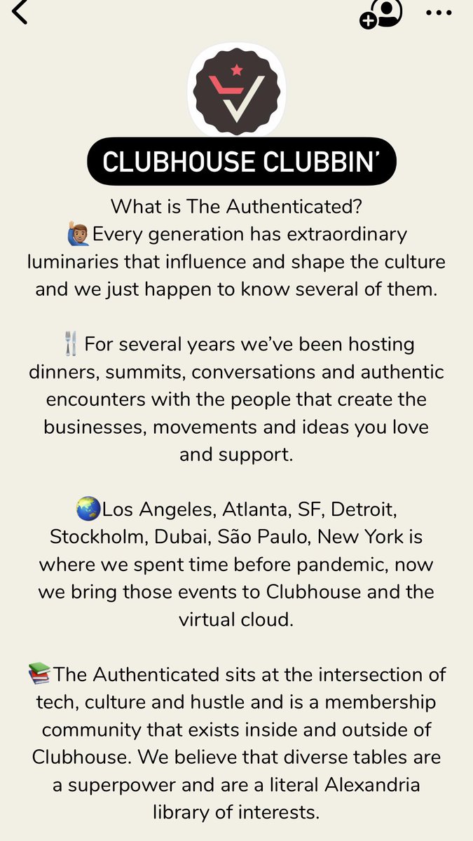 AuthenticatedLA's tweet image. The Authenticated established 2016, The Authenticated Clubhouse club established June 2020. Home to some of the best members and conversations on @joinClubhouse Membership has its benefits text “join” to 415-843-8100 to learn more