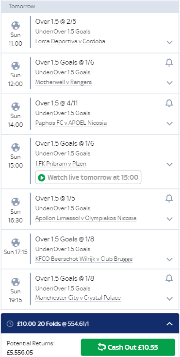Long list weekend this is over Saturday and Sunday 

This is low odds high chance

As always your risk if you follow and be responsible I have the money in my account to risk this. 

Remember I never charge for tips so if anyone ever asks you to pay report them!