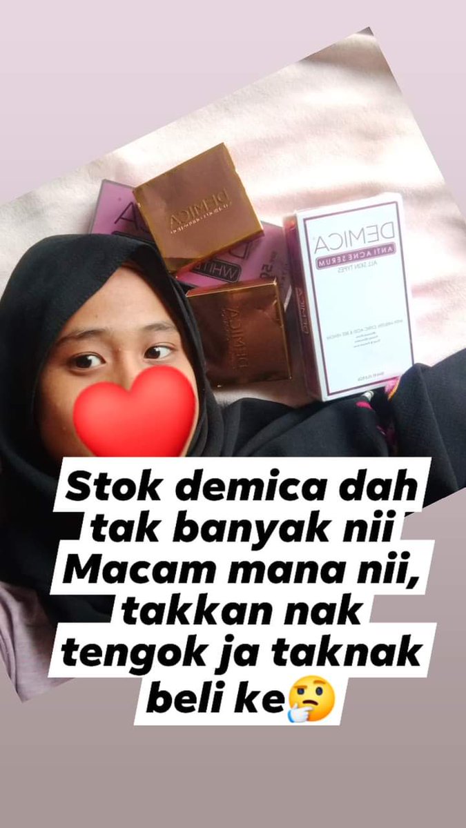 DemicaHajar's tweet photo. #StokDemicaTakBanyakDah https://t.co/RUW8aQGy99