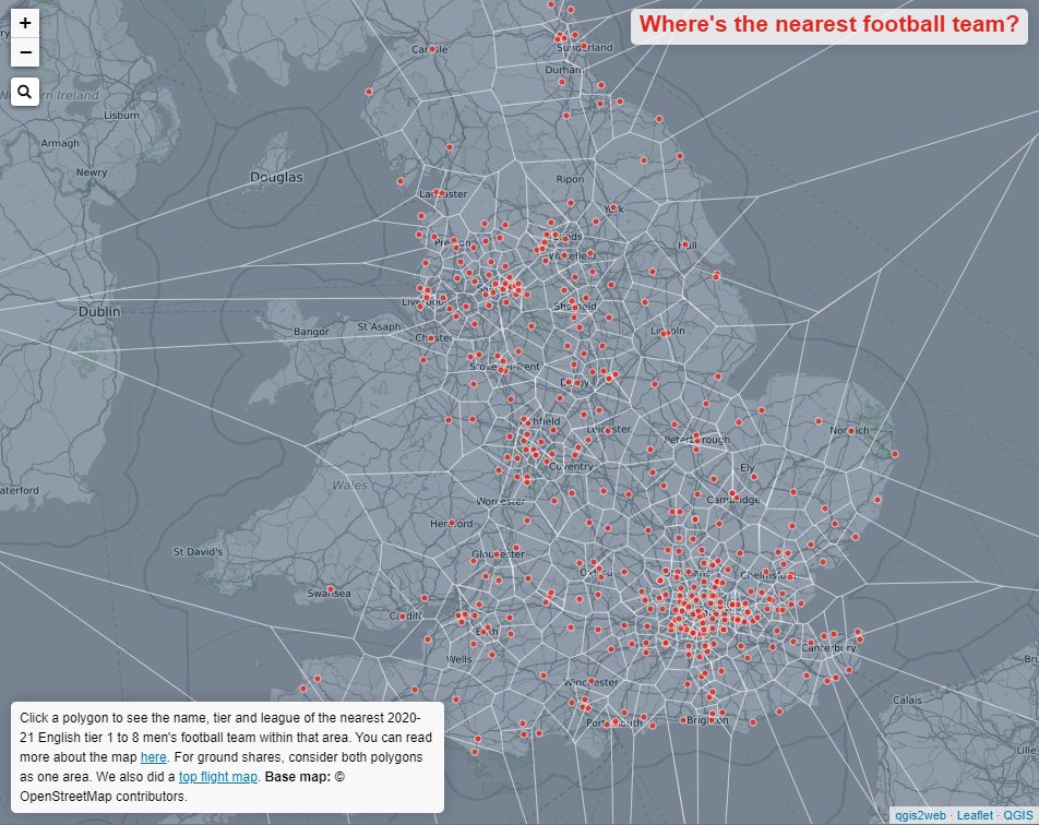undertheraedar's tweet photo. A 'which football team is nearest me?' blog by @BrownPhilip and me - important stuff, I'm sure you'll agree. Includes two web maps, population stats and loads of nerd notes - and why nobody from Stranraer can be called an Everton glory hunter (sort of)

https://t.co/BLxVuC6qMw https://t.co/gCQCtqlfSg