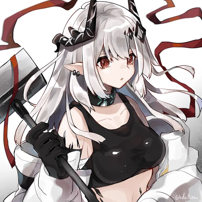 おめでとうございます。本当に楽しく遊ばせてもらってます。
2年目もたくさん遊んでたくさん絵を描きたい…これはお気に入りの銀髪たち
#アークナイツ1周年 