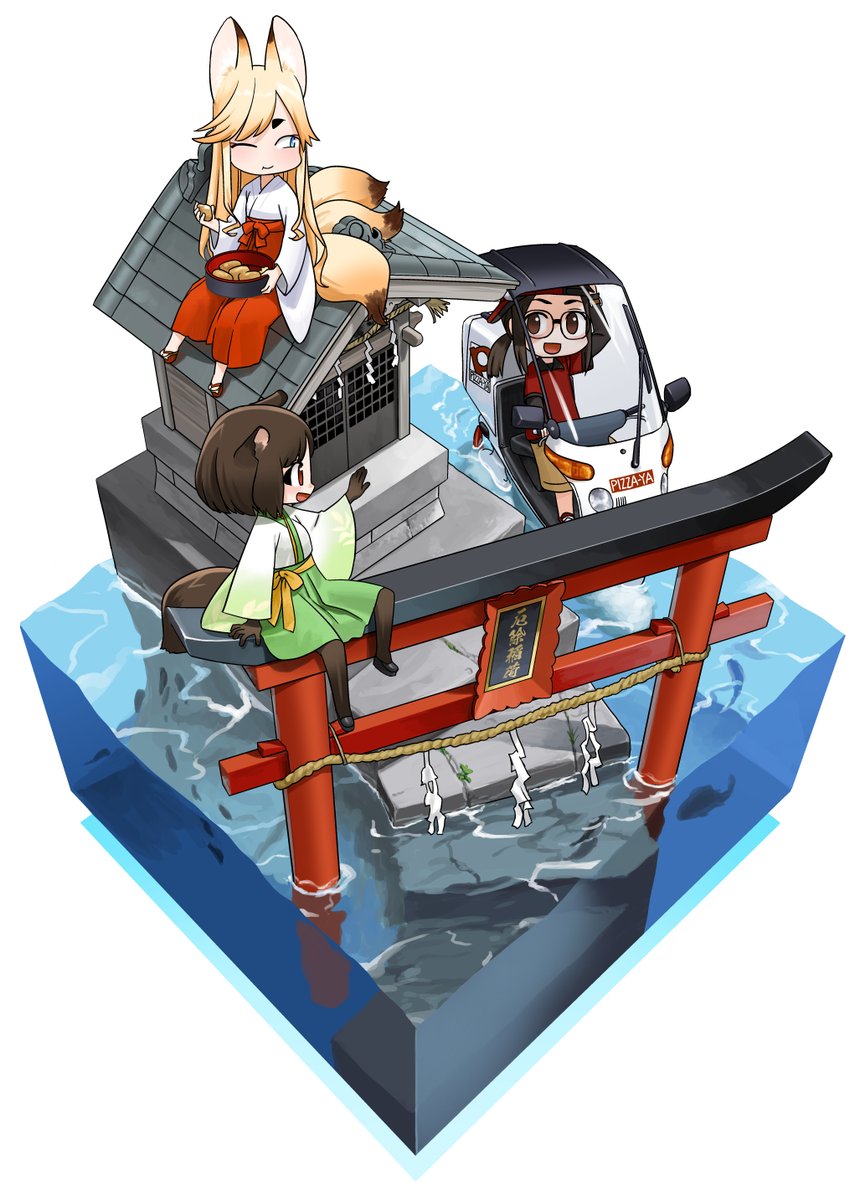 水没都市生活 ヒライユキオのイラスト 水没都市生活 ヒライユキオのイラスト