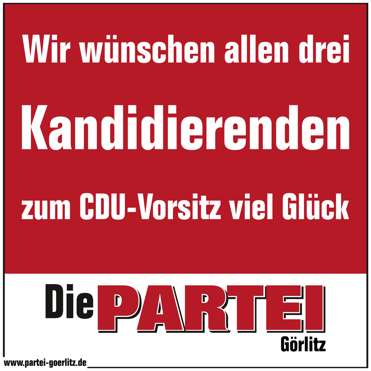 Parteitags-Smiley :-)
#cdupt21 #cdubpt21 #cduparteitag #CDUVorsitz #wegenmorgen #wegenheute #NieMehrCDU
<a href="/n_roettgen/">Norbert Röttgen</a> <a href="/ArminLaschet/">Armin Laschet</a> <a href="/_FriedrichMerz/">Friedrich Merz</a>