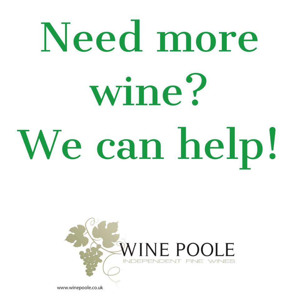 Does your cellar or fridge need a top up after the weekend? Then Wine Poole can help! Order via our website for delivery either Tuesday or Thursday this week. 

winepoole.co.uk