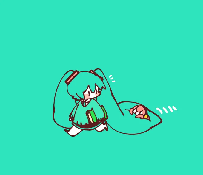 暖を取るたこルカさんとボカロ達? 