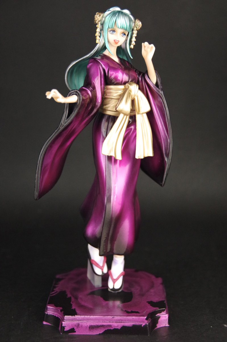 せなくらふと در توییتر ワンピース一番くじ ワノ国編 第2章 E賞 光月 日和 リペイントしてみました フィギュアは前回の小紫よりスケールダウンしてますが場所取らないので飾りやすいですね 作風はいつも通り原作のカラーを元にしつつゴージャスで華やかに仕上げまし