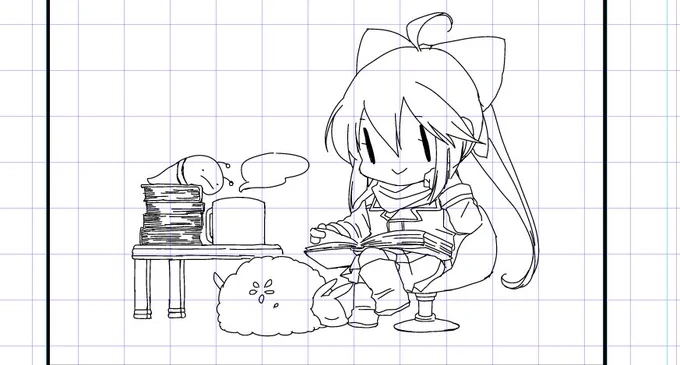 こんなかんじに
秘書艦付きの妖精さんだから勉強はいっぱいしてると思う 