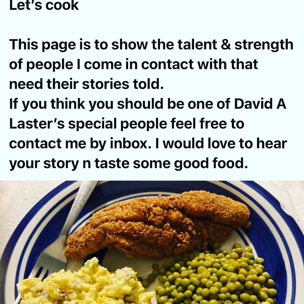 DavidLaster8's tweet image. Please like &amp;amp; follow my new page. Please send me som great recipes to try!