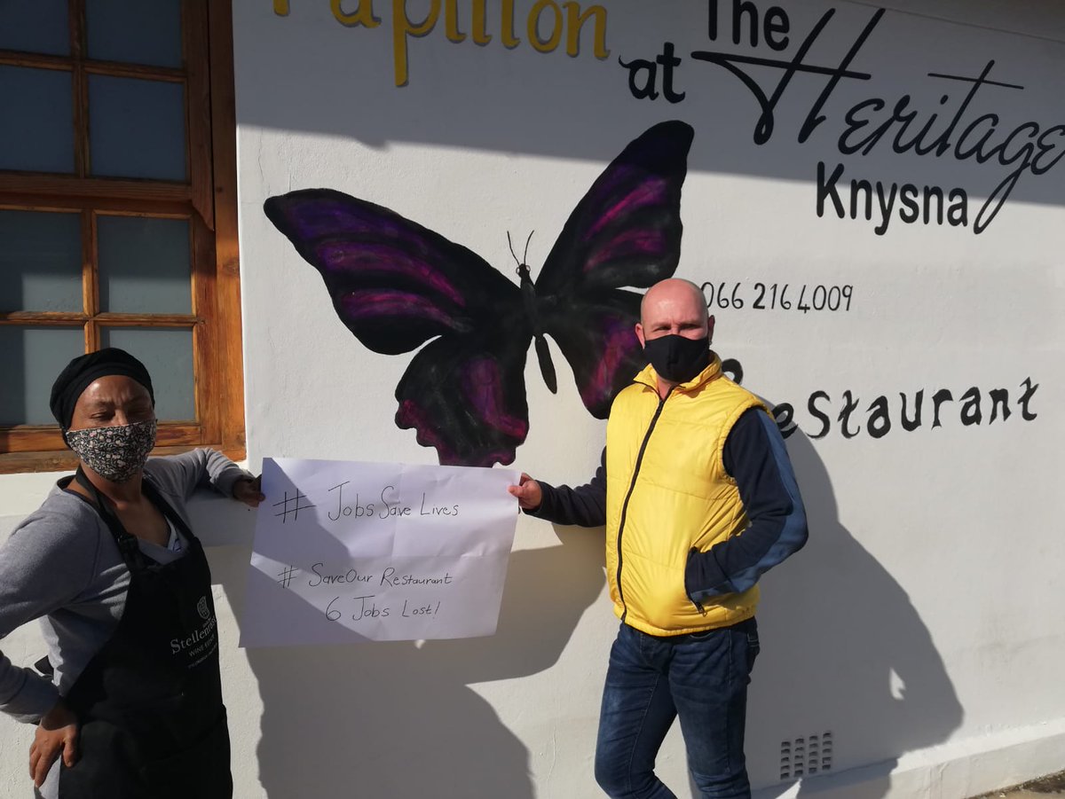 YouthTourismSA's tweet photo. Last year we saw South Africans pleading for their jobs and for Restaurants to remain open with safety protocols. Now in 2021 we see culinary experiences, beverage providers and hospitality closures daily. We had NO WARNING, where is the planning and WHERE is the consultation? https://t.co/pWrEhGt1Do