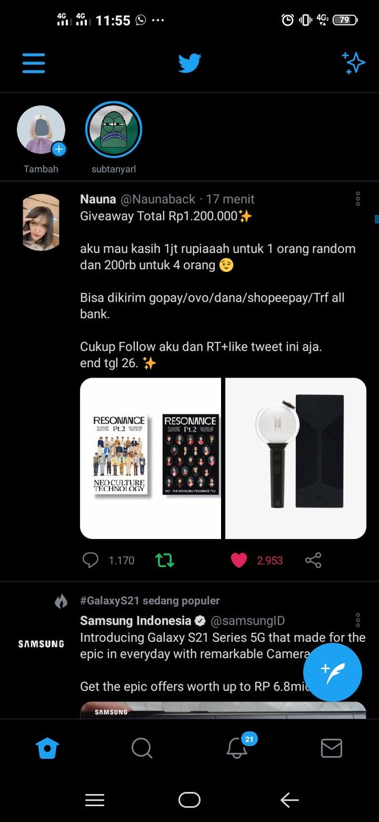 piniepels's tweet photo. @Naunaback Done ya kak, bismillah lagi butuh duit 🥺 https://t.co/UdLYRpTksH