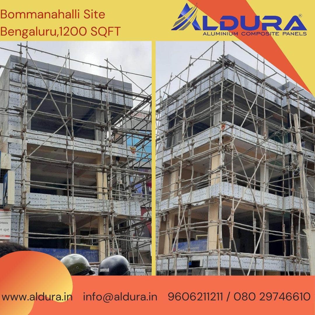 AlduraIndustry's tweet photo. Bommanahalli Site,
Bengaluru ,1200 SQFT
For enquiry call us @ 9606211211
.
#Quality #Durability #Service
#Bangalore #Karnataka #AluminiumCompositePanel #ACP
#HPL #HighPressureLaminates #Highdurability #BendAbility #APP #AluminiumPartitionPanel
#AlduraBangalore #Alduraindustries https://t.co/QpYJO1Lprn