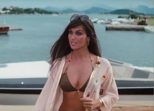 Happy 72nd birthday Caroline Munro! What a handsome craft. Such lovely lines. 