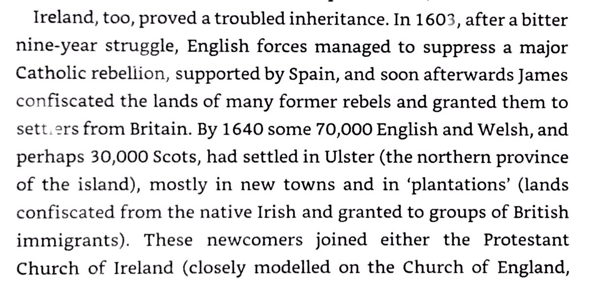 Periphery of British Isles remained religiously heterogeneous into mid-17th century. 70k English & Welsh with 30k Scots formed a Protestant minority in Ireland, concentrated in Ulster.
