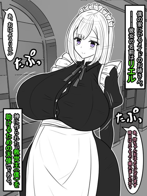 世界は外から現れる神…「侵略者」によって蹂躙されている。このままでは、人類は滅びる。そんな世界を守る為に神が作ったのが救世主であり、その救世主を守り、支える為に作られた存在が天使なのである。リエル…彼女は僕の前に現れた最初のメイド天使であり、僕に救世主の使命を教えてくれた人である 