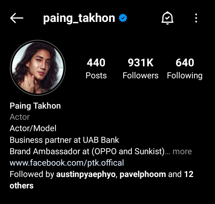 This is Paing Takhon Intel Fanclub y'll. I'll update all about Paing Takhon and his update. Follow and support him. These two are his insta and fb official acc✨

#paingtakhon 
#takhon_intel