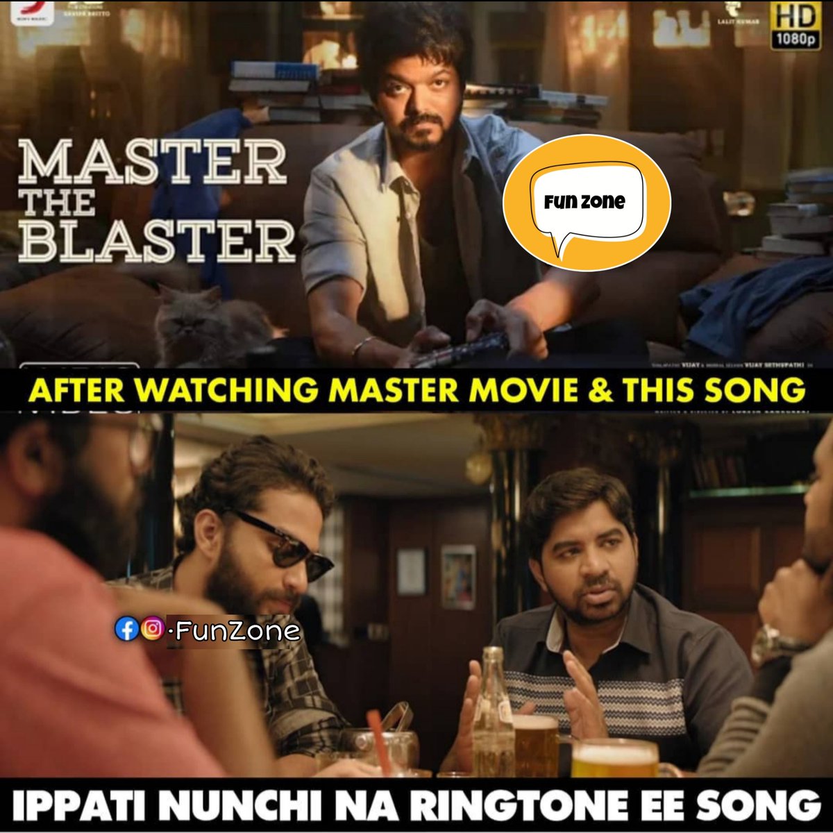 FunZoneEnterta1's tweet photo. 🔥🔥 song bagundhi 😅😂 
#MasterFilm #MasterTheBlaster https://t.co/9v7MesEqTk