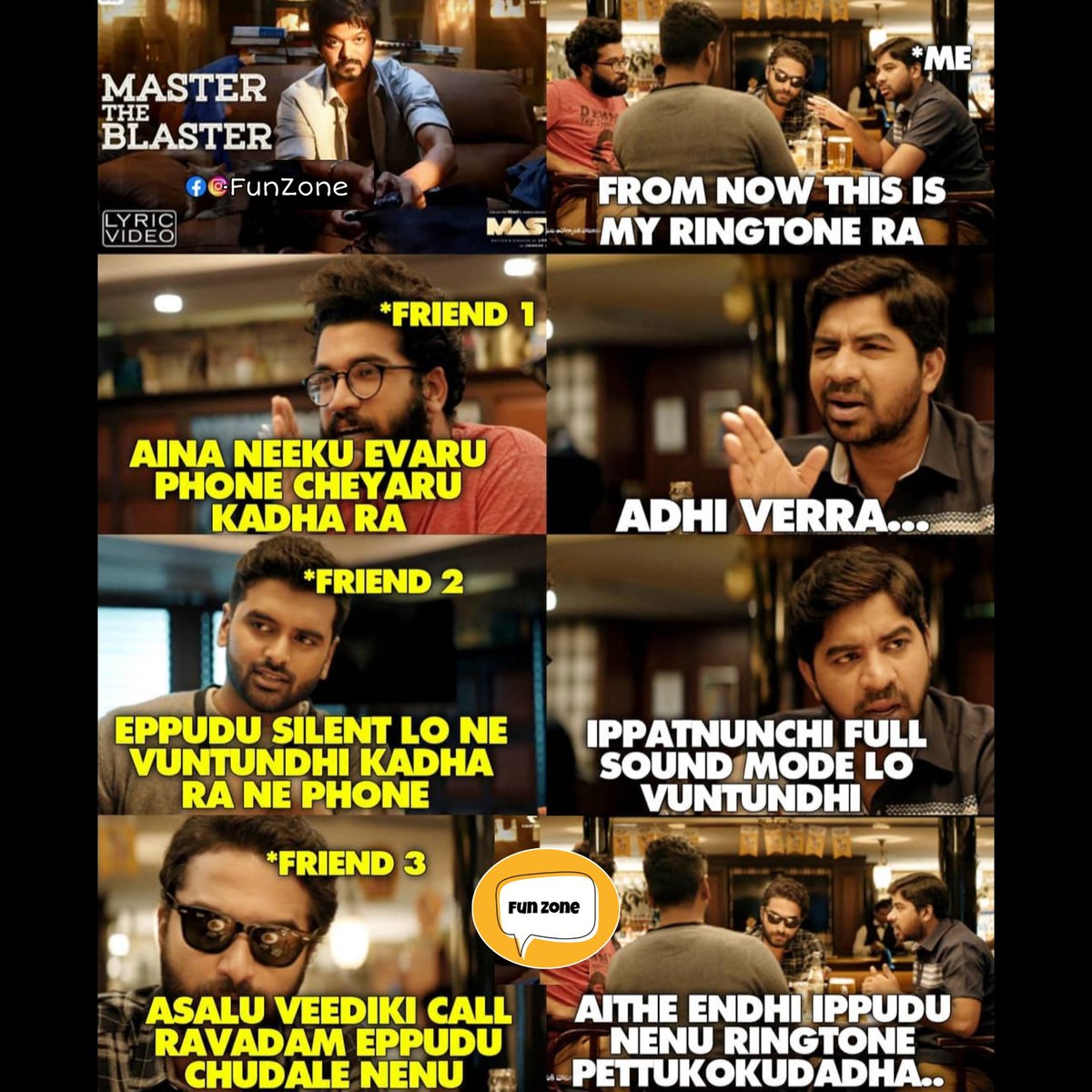 FunZoneEnterta1's tweet photo. 🔥🔥 song bagundhi 😅😂 
#MasterFilm #MasterTheBlaster https://t.co/9v7MesEqTk