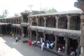 The temple was built by King Bhima, the Eastern Chalukyan ruler between the 9th and 10th centuries. The temple is unusual in having two floors. Decked in a mixture of Chola and Vengi Chalukya styles, this temple has four main entrances and three concentric walk paths.