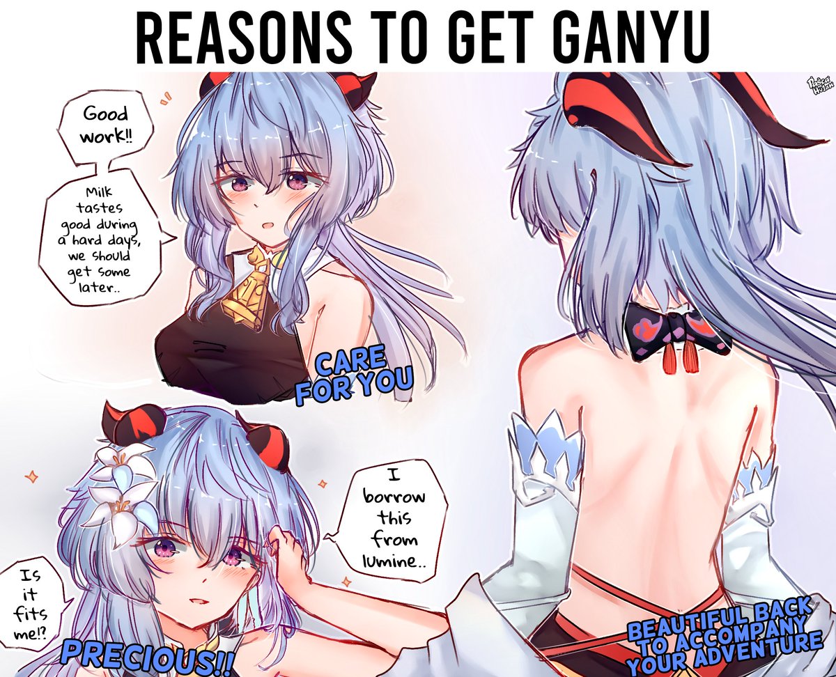 Reasons to get Ganyu
---
#原神 #GenshinImpact 