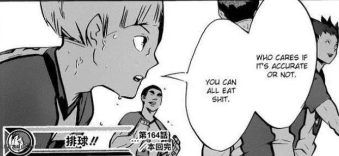 how is he a real haikyuu character 