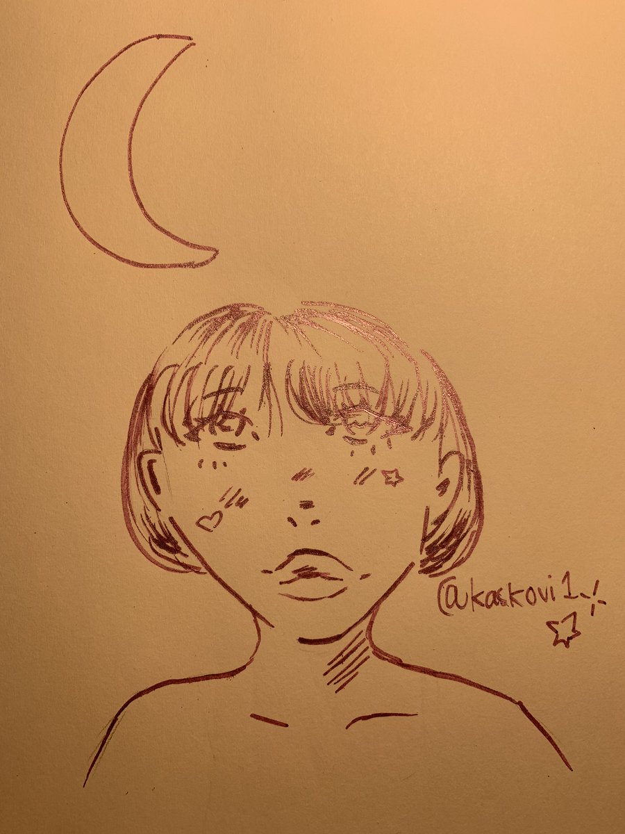 kaskovi1's tweet photo. omg i just tried out these metallic pens in pink and it looks gorggg🌙🌟🌟 her name is sophia #moon #star #metallicpens #Pink #Rose #pens #art #Pearl #DiamondandPearl #artwork https://t.co/ZdSSwfqFFh