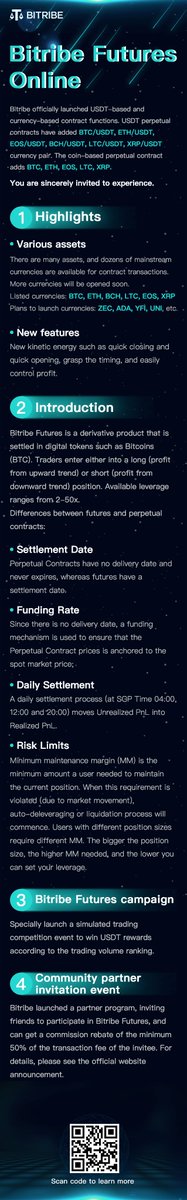 Bitribeofficial's tweet image. #Bitribe officially launches USDT and currency based contract functions.

Binance Exchange the NO.1 Community-based Aggregated Exchange launches its futures platform with key features including:

🔹Large asset array
🔹Stable and fast matching engine
🔹Community invitation events