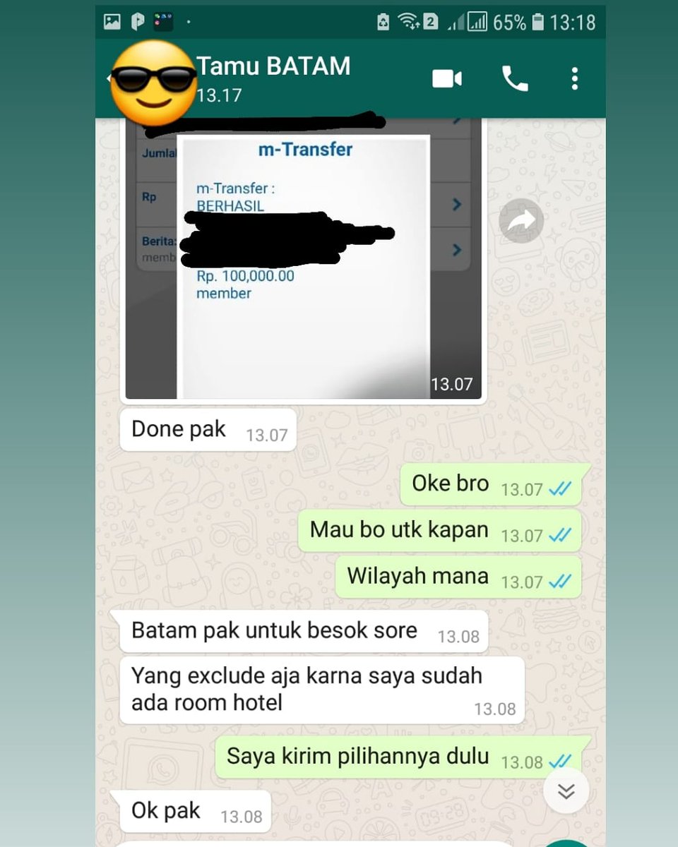 availBoBatam's tweet photo. Member daerah Batam , thanks bro
wa 082285883572
#bispakbatam #bisyarbatam #availbatam #expobatam #bobatam #bokinganbatam #cewekbatam #batammassage #batam #Recommended #RecommendeAngeL #INFOBisyar #Infobooking #ladiesbatam #panlokbatam #wpbatam #infobatam #batam #angelbatam https://t.co/4z2ZpSqKLR