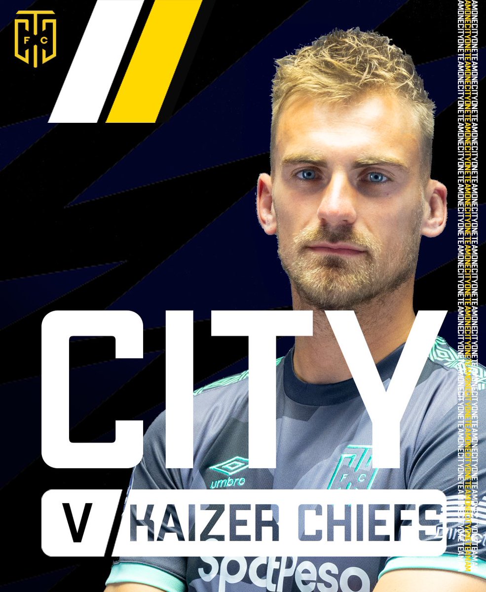 CapeTownCityFC's tweet photo. ⚽️ MATCHDAY ⚽️

A big evening at Cape Town Stadium awaits 👊

Televised at 17:00 on SS PSL 💥

Let’s go Citizens! 🔥🔥🔥

#DStvPrem
#iamCityFC https://t.co/sBqDM2SJll