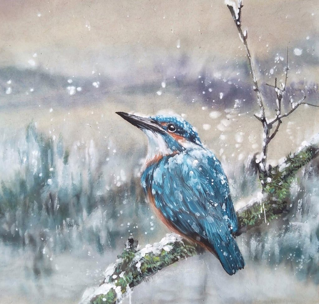 鸟类水墨（My Chinese painting ）