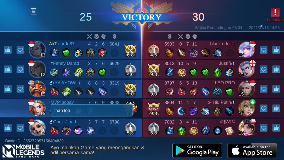 Rido2000320's tweet photo. Ayo bergabung dengan tim saya, tantang semua Player MOBA terbaik bersama! 
https://t.co/TLFcp1J43k https://t.co/MBw41uUzME
