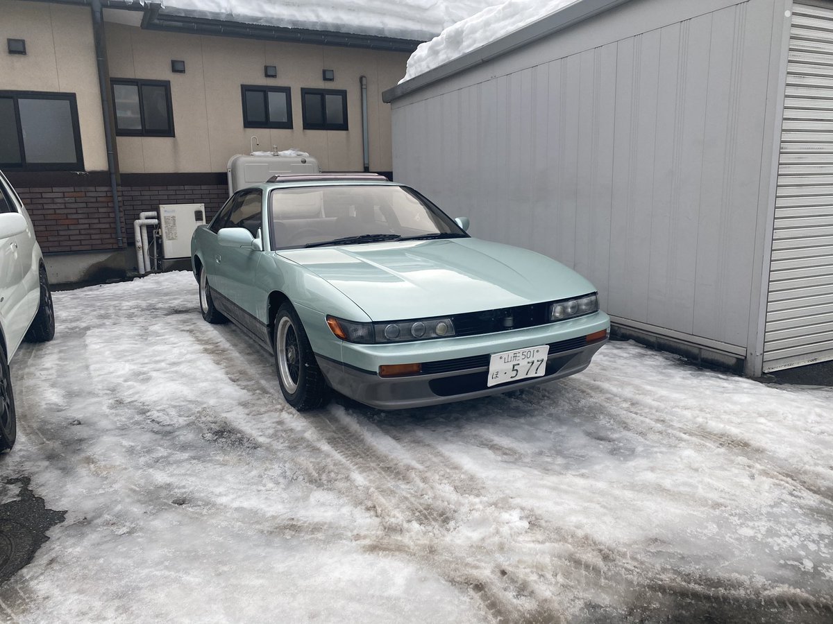 こんまー車 Dr30 V Twitter 今年高校卒業のお馬鹿な次男の車が来ました お馬鹿な長男からのフルレストアお下がりです 長男は新たに180を購入したとの事で S13を80万円以上掛けて板金 全塗装しました これから次男がコツコツと仕上げていくんでしょう