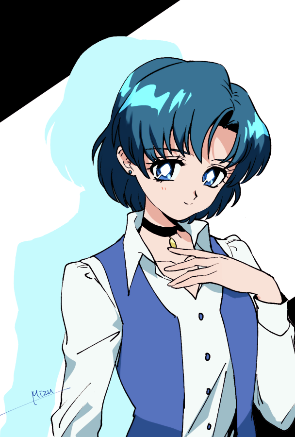 水野亜美 「亜美ちゃんのこの服好き
 #セラムンイラスト部 」|みず(日付変わる前に寝ましょうキャンペーン)のイラスト