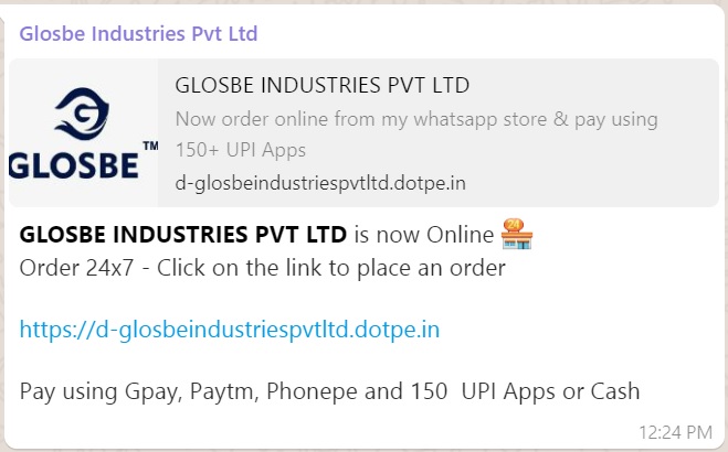 GLOSBEFAMILY's tweet image. Now you can order your desired Glosbe products at ..... d-glosbeindustriespvtltd.dotpe.in