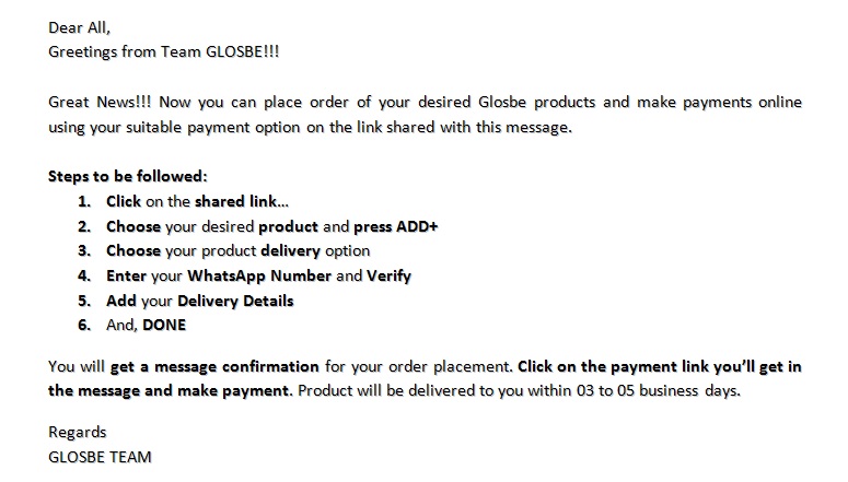 GLOSBEFAMILY's tweet image. Now you can order your desired Glosbe products at ..... d-glosbeindustriespvtltd.dotpe.in