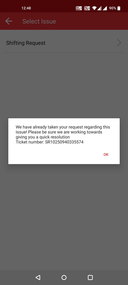 AsocialSamosa's tweet photo. @ACTFibernet A relocation request was raised by me last week. Its been more than a week almost, got no response from the team. Atleast acknowledge the request. If i overshoot the due date just by 2 day you guys disconnect the services. Only the customer has SLAs? You guys don't? https://t.co/iEMQQ8gLSk