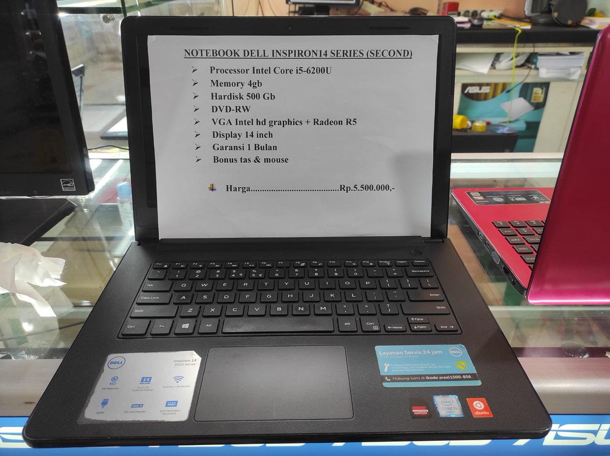 KomputerAk's tweet image. Laptop second bergaransi dan murah .
Di toko kami tempatnya 

ADAM KOMPUTER 
0857-1106-018
Villa Nusa indah 2 blok Z3 no.57 bojong kulur , gunung puteri

#PolriSiagaBencana 
#jodohditanganantono 
#KapalApiUtkIndonesia 
#Kalimantanjugaindonesia 
#prayforsumedang 
Banser
Arya
