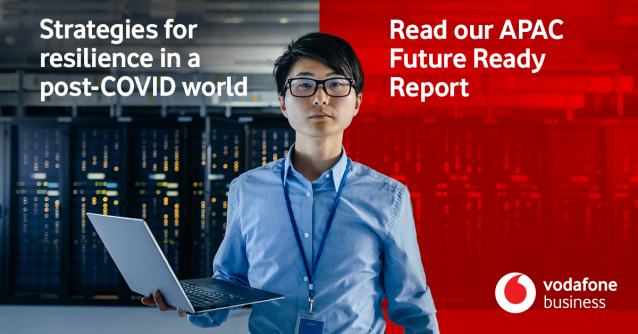Marcel_de_Groot's tweet photo. The Vodafone APAC #FutureReady report found that 48% of businesses in APAC expect to radically change their business models in the next 12 months. Download our report to gain insights specific to your industry and business size: https://t.co/mysONoWOG8 https://t.co/MAkYkZ2iJ3