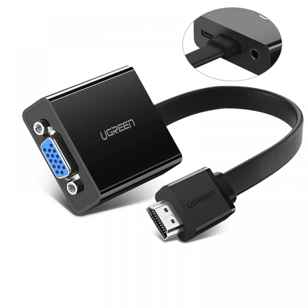 DTechnically's tweet photo. HDMI to VGA Adapter with Audio Jack  #mobilephone #smart https://t.co/c6wAlub2jr https://t.co/90bStqcHL0