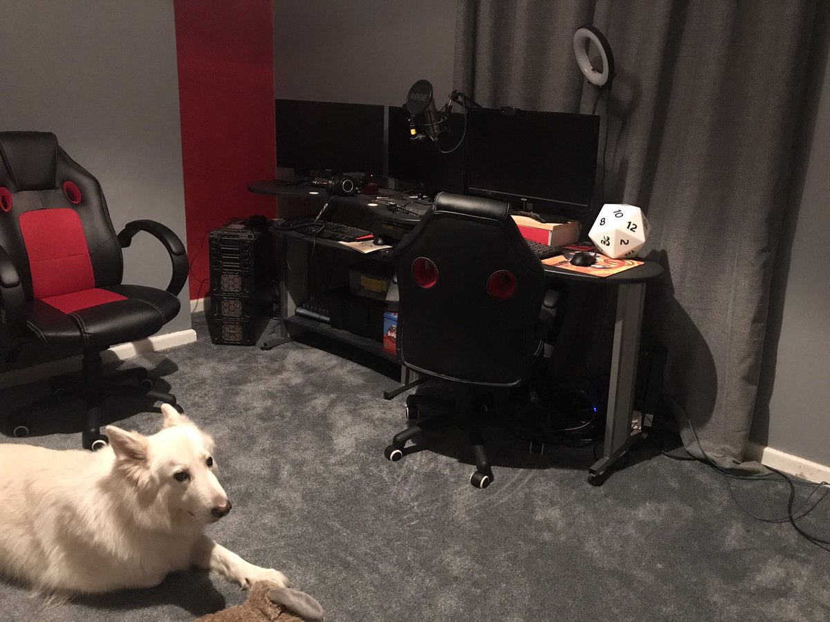 nephyx94's tweet photo. Upgrades coming today, watch this space! For so long this has been our set up, but this morning the new gear arrived, can’t wait to set this up and have a more badass roomy set up!
#gamersunite #upgrade #streamspace #levelup https://t.co/hk0jhNJ8pO