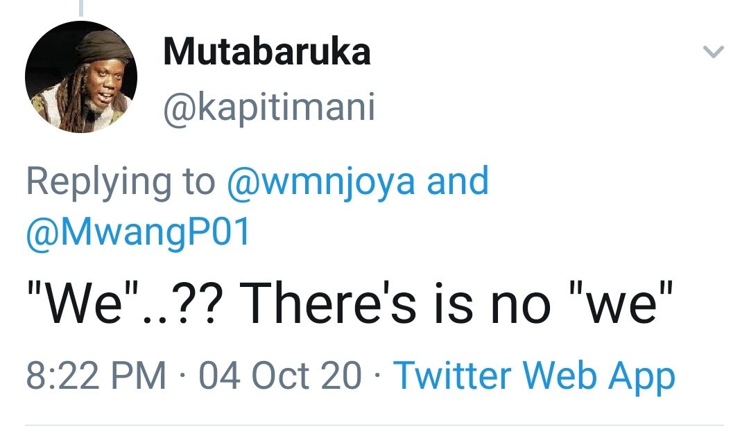 There are a number of tactics through which we are bullied and injured using language.One is to tell us that we must never speak as plural. We must limit all our words to our individual being.