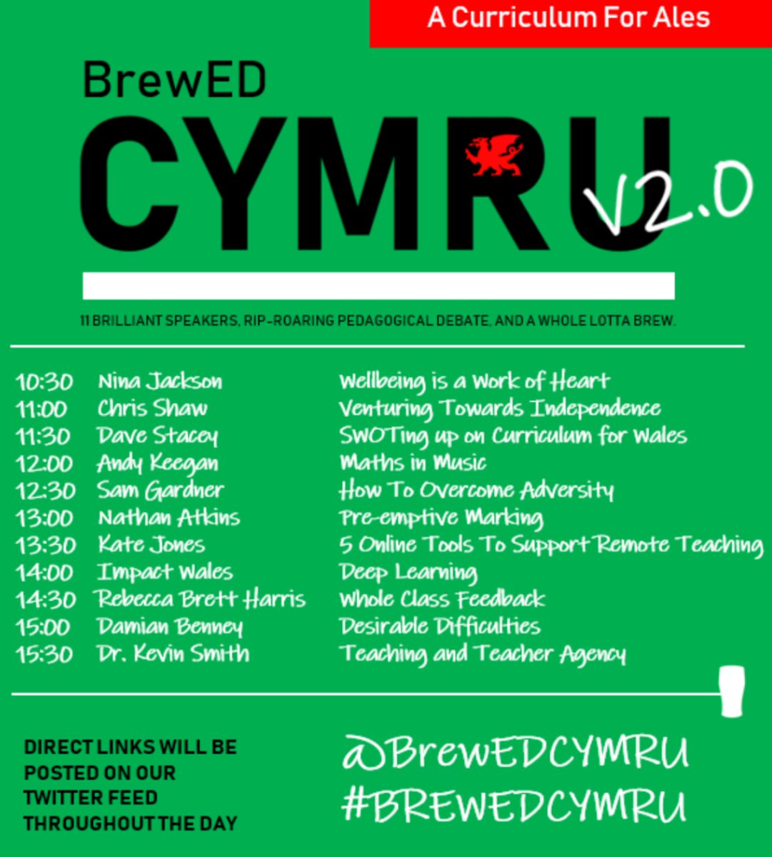 SuzieJabarian's tweet photo. Such a fantastic line-up and a great opportunity to hear from both seasoned and new voices today. 

*Free* CPD on a range of topics

Starting at 10.30am 

Follow @BrewEDCymru

Please share and retweet https://t.co/VyHHqRISgc