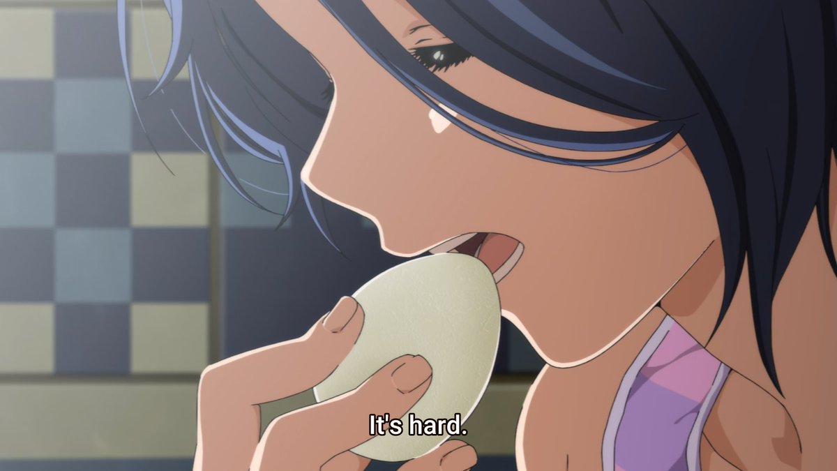 [Connection]Ai wants a friend. Ai is given an egg. The egg has the thing she wants. But does Ai have the courage to break the egg? The way the show goes about this is how it presents introspection. We jump to the part where she enters the illusionary school premises-