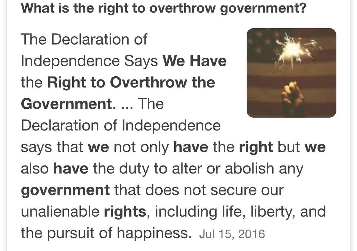 RT @Duddey9: @Powers4Good @RealMattCouch @bkfViking123 Might want to read The Declaration of Independence. https://t.co/4bJYjCdCiE