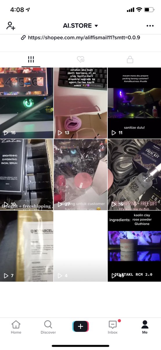 buat videovideo tiktokig story paid rt/tweetpastu post dekat semua platform media sosial. bagi orang nampakmacam aku sekarang, aku masih belajar lagi nak buat video jual produk ikut tiktok & pc. masih noob lagi tapi aku cubalink:  https://vt.tiktok.com/ZS3KeGNB/&nbsp;