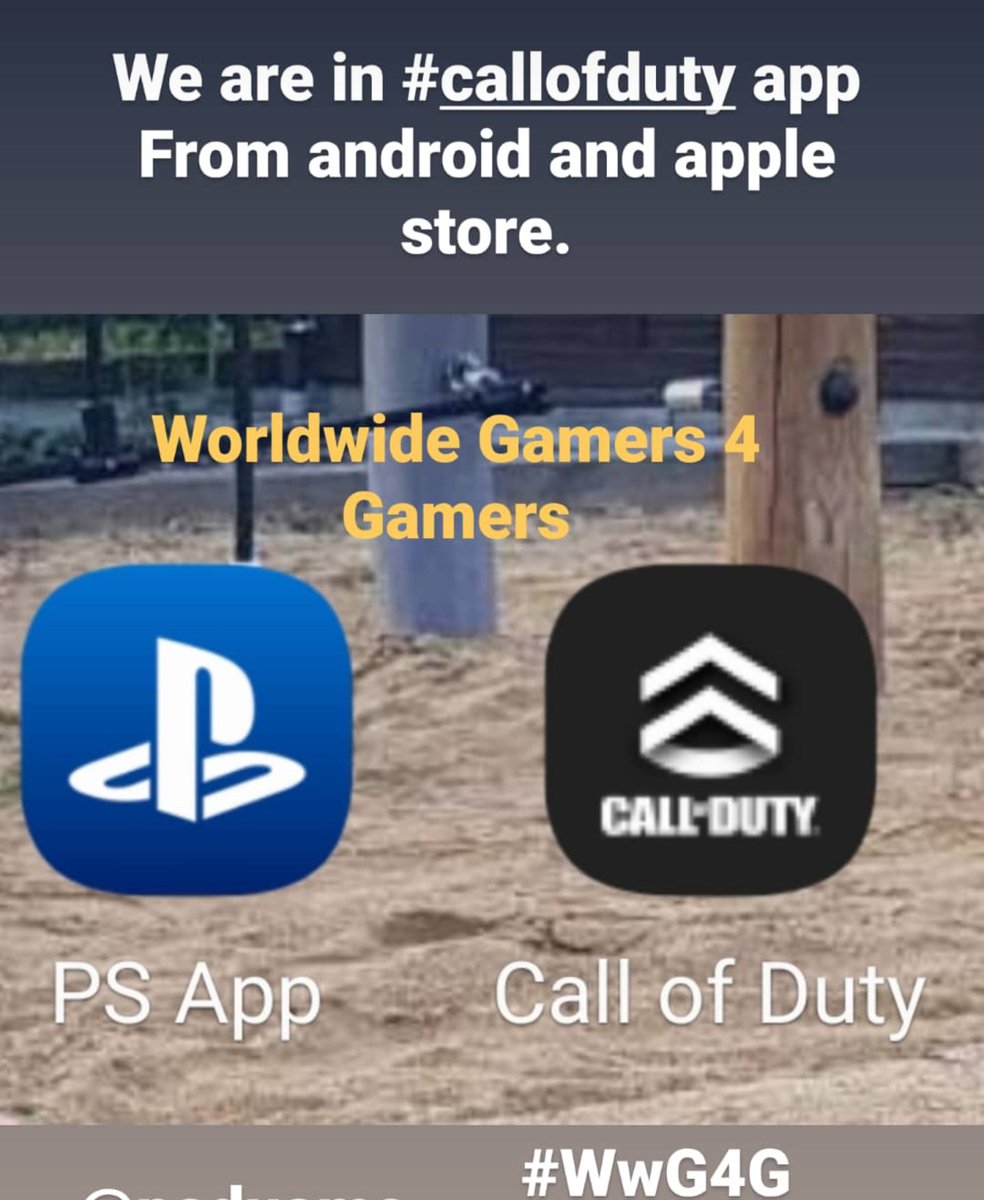 WwG4G's tweet photo. Worldwide Gamers 4 Gamers now live in #CallofDutyapp #CallofDuty from Android or apple strore
Log in or sign up to original app and founding our team #WwG4G and sign up..all peoples very welcome..stay tuned on our page for more info. https://t.co/lTxQ36BcXO