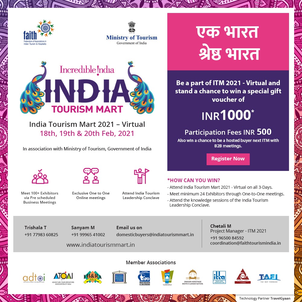 ADTOIconnect's tweet photo. DOMESTIC BUYERS - A great chance to be a part of ITM
register here : https://t.co/VjXBUQtqlr

@TourismFaith @iato_india @TAFI_TWEETS @TAAI1951 @info_icpb @PMOIndia @NITIAayog @prahladspatel @ADTOIconnect @ppkhanna05 https://t.co/onk2jpGNMZ