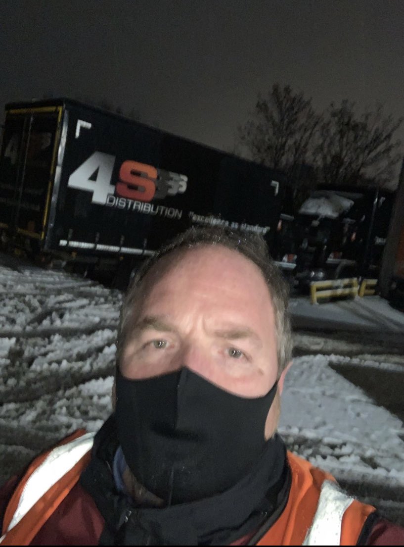 4sDistribution's tweet photo. This is our managing director Tim, at early hours, digging our trucks out the snow to ensure they can be on the roads for you! ⛄️❄️⭐️ #hero #star #snow #ice #sheffield #southyorkshire #distribtion #trucks #haulage #Trucking #uksnow https://t.co/C4rde59vPc