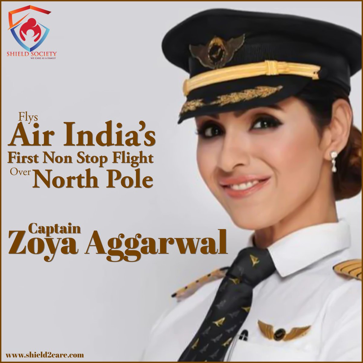 shield2care's tweet photo. Zoya Agarwal is an Air India pilot in India. She was the youngest woman pilot in India to fly a Boeing-777 in the year 2013.
#ZoyaAgarwal #IndiaPilot #ProudIndian #WomenPower https://t.co/ncpxcx3Ot0